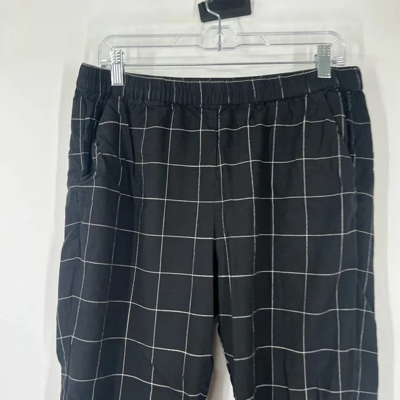 Marine Layer Allison Pants Windowpane Cropped - Picture 2 of 6